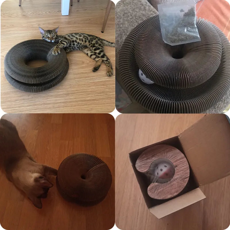 Round Corrugated Scratching Post