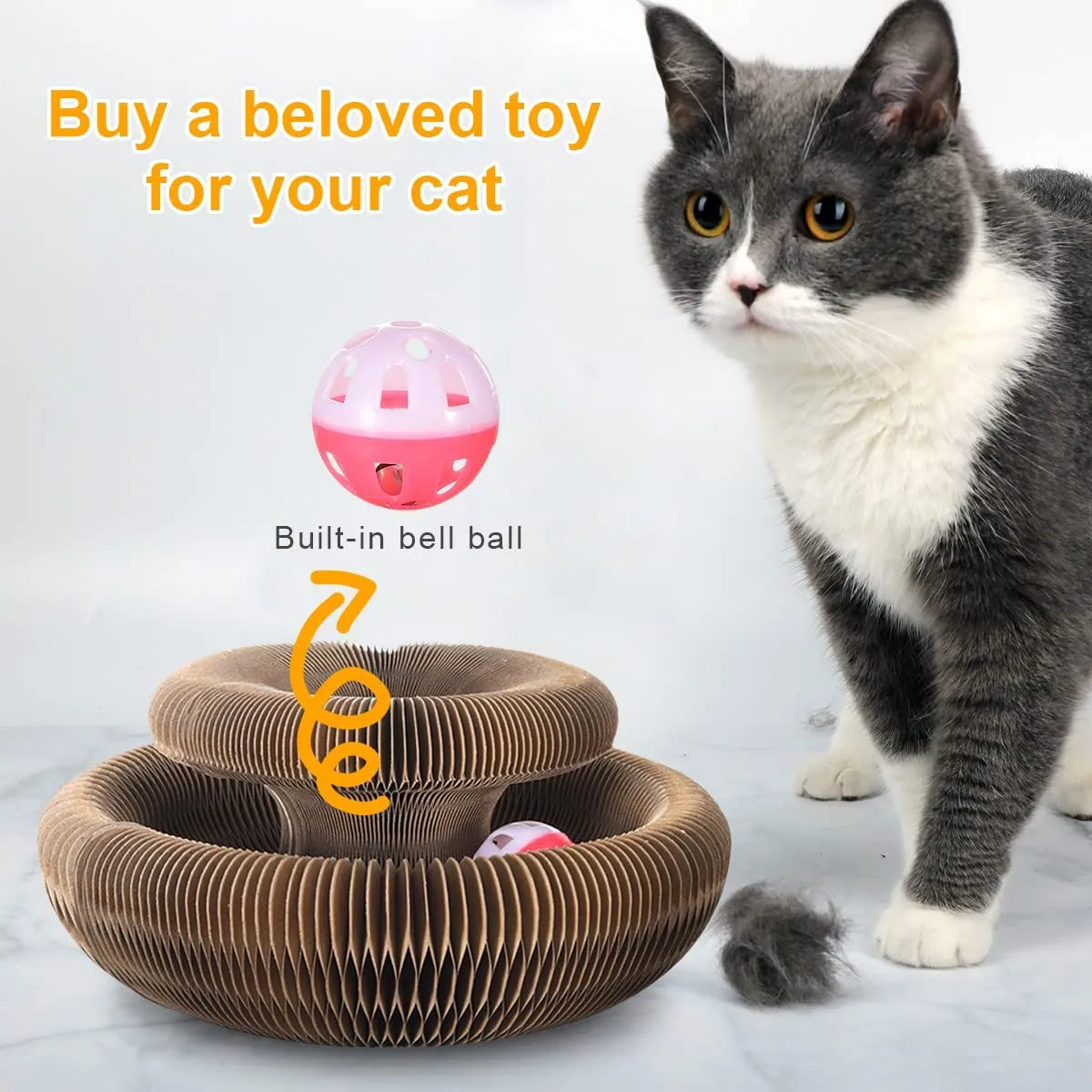 Round Corrugated Scratching Post