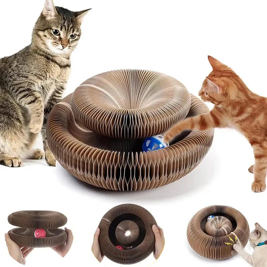 Round Corrugated Scratching Post